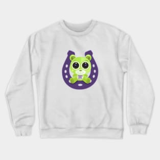 Teddy Bear - Lucky Green Crewneck Sweatshirt